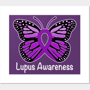 Lupus Awareness Butterfly of Hope Posters and Art